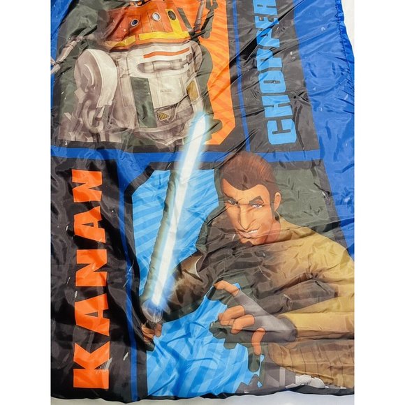 Star Wars Rebels Folded 30" X 54" Sleeping Bag Featuring Erza, Chipper Kanan Kid - Picture 2 of 12